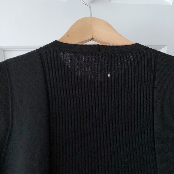 D. Exterior Wool-blend Colorblock Dress - Picture 3 of 8